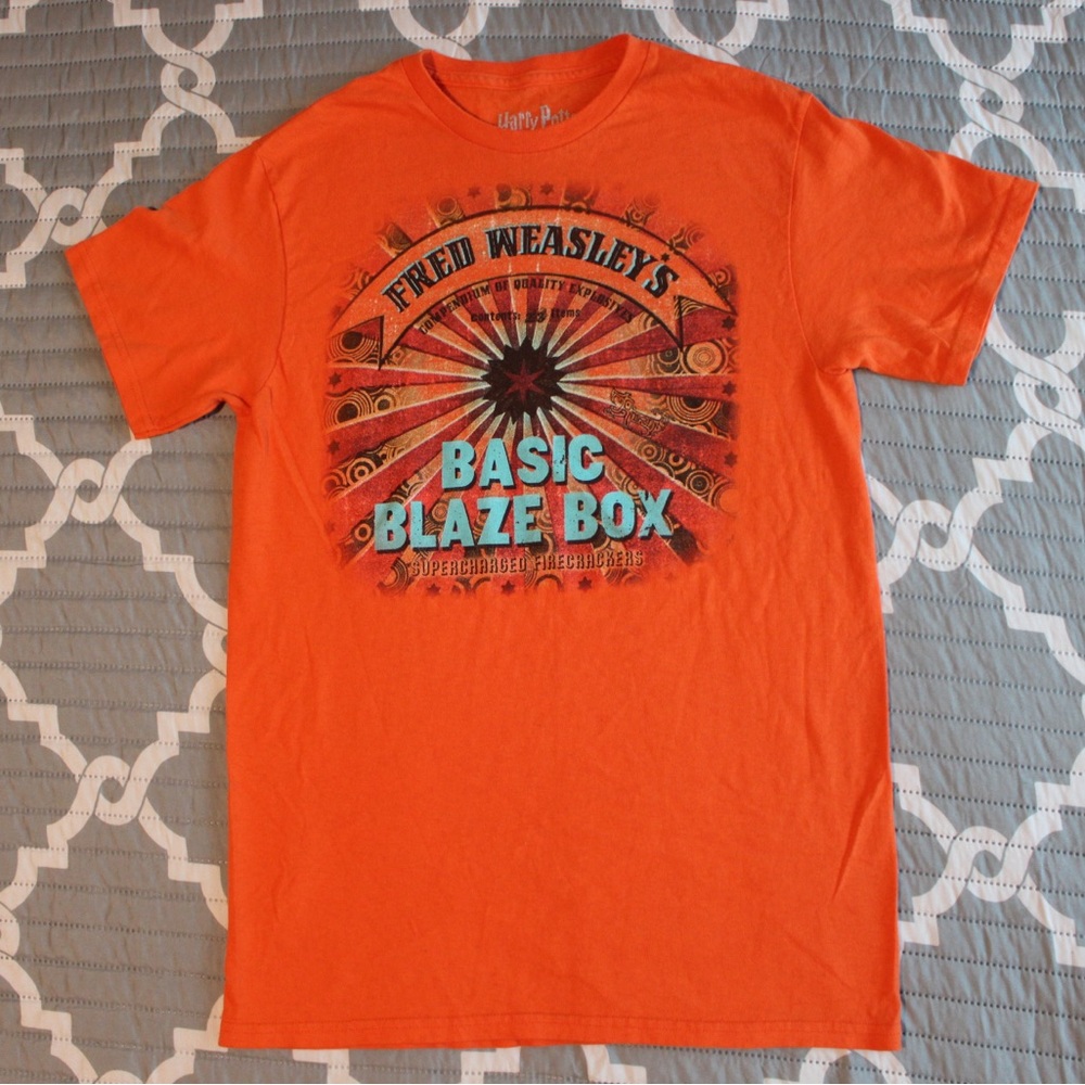 Harry Potter Orange Graphic T-Shirt